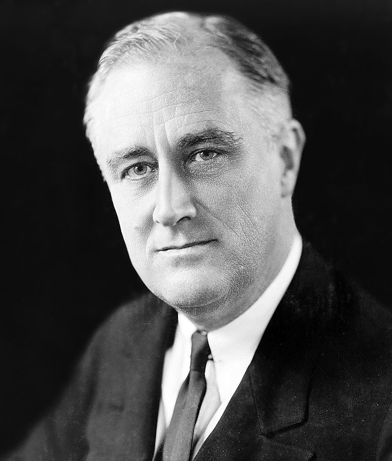 32nd US president, Franklin Delano Roosevelt